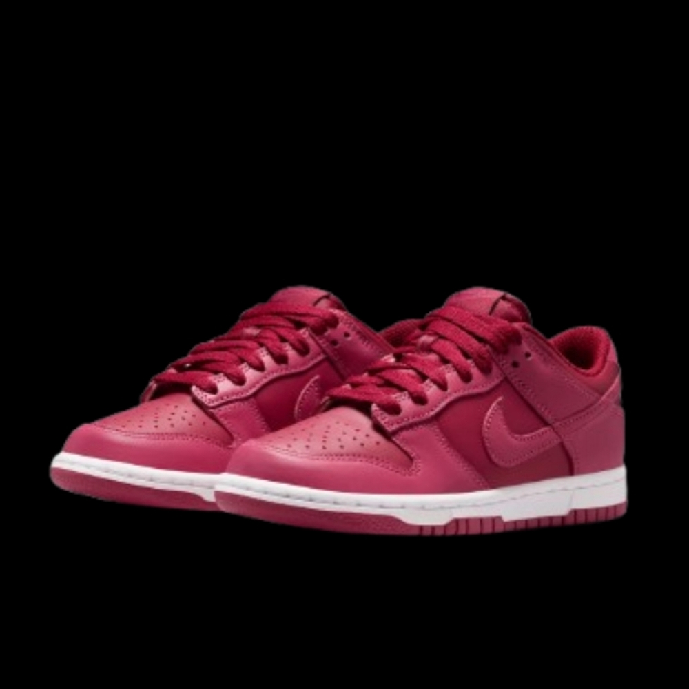 Nike Dunk Low Kids Size 3.5Y Sweet Beet Team Red White